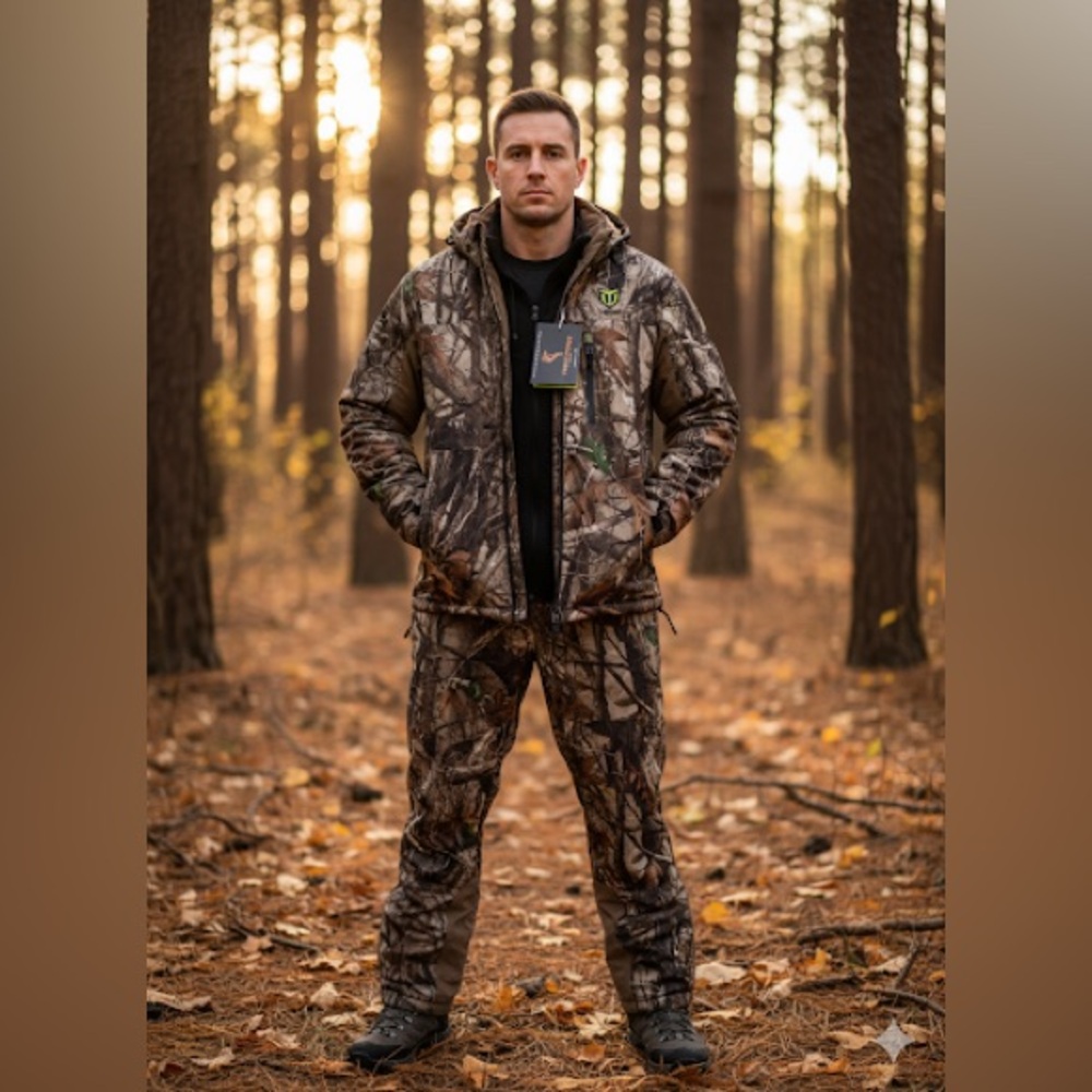 TIDEWE Hunting Clothes waterproof Silent Breathable safety Harness Slot